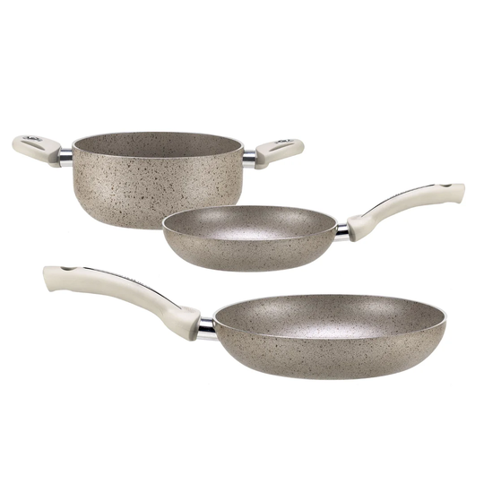 Biostone 3 Piece Non-Stick Cookware Set