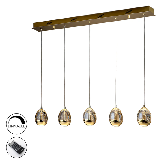 Neher 5-Light LED Kitchen Island Pendant