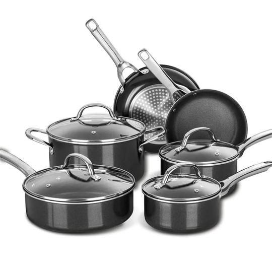 Belfry Kitchen Waloo 6 Pieces Aluminium Non Stick Cookware Set