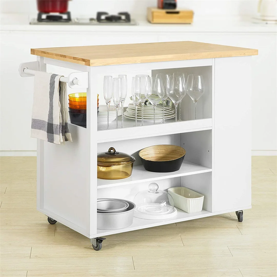 Jetta 108 Cm Kitchen Trolley with Locking Wheels