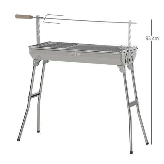 Dokota Fields 71cm Portable Charcoal BBQ