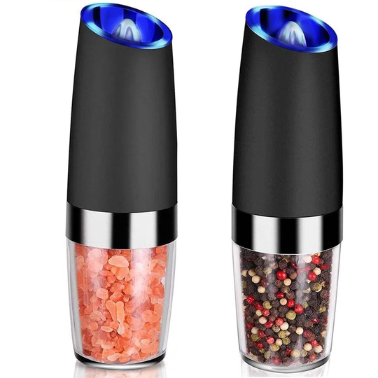 Damarion Gravity Salt and Pepper Grinder Set