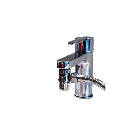 Zotti Tap Diverter for Kitchens & Bathrooms Sinks - M22 x M24 | Polished Chrome Faucet Adapter for Taps | Add to Showers, Baths Or Sinks for