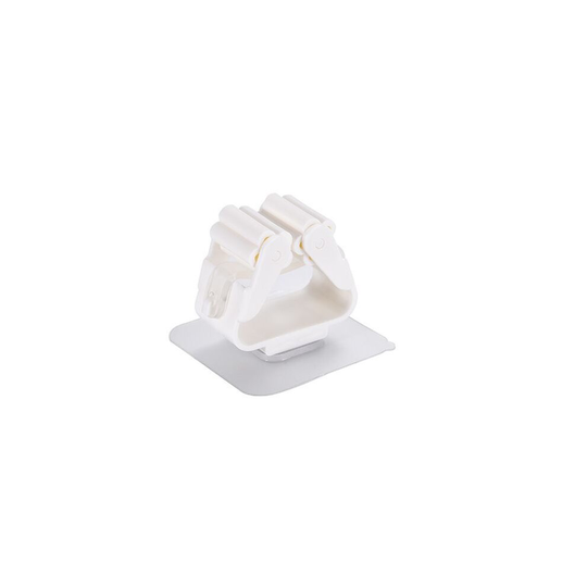 (White) Wall Mounted Mop Organizer Holder Brush Broom Hanger Storage Rack Kitchen Tool