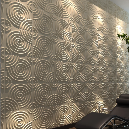 Shultz 50.04cm x 50.04cm Wood Tile in White