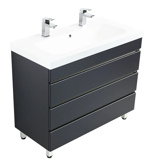 Ruben 1000mm Double Basin Vanity Unit