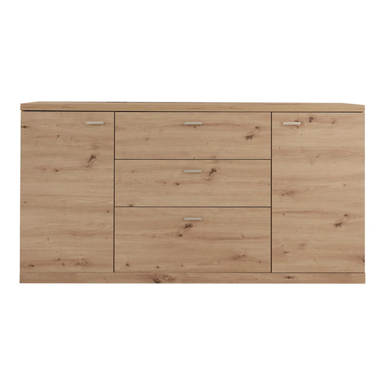 165 Cm Wide 3 Drawer Sideboard