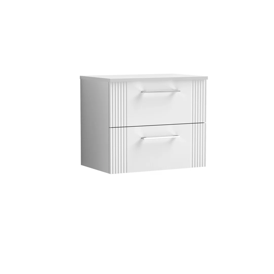 600mm Wall Hung 2-Drawer Vanity & Worktop