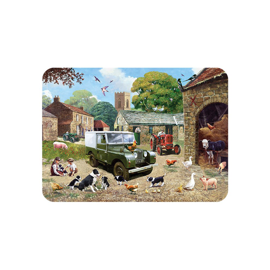 Tuftop Medium Textured Worktop Saver, Down On Farm 40 x 30cm