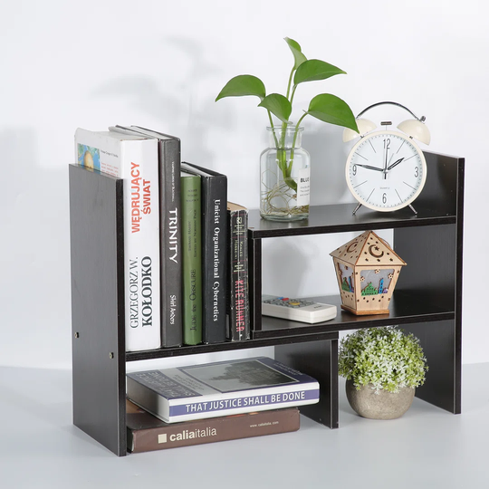 Bocock DIY Bookcase Shelf Counter Desk Organisers
