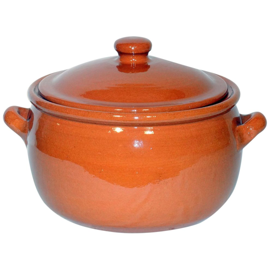 Amazing Cookware SB113 Natural Terracotta 3 Litre Stew Pot - Brown