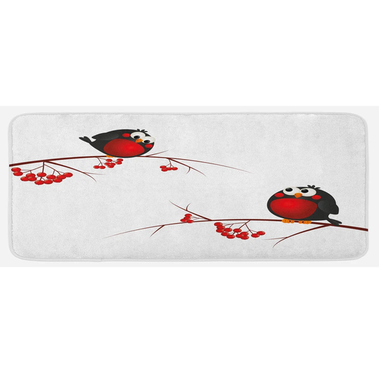 Galilea Rowan Cartoon Christmas Kitchen Mat