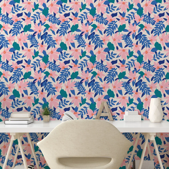 Powellville Matte Peel and Stick Wallpaper Roll