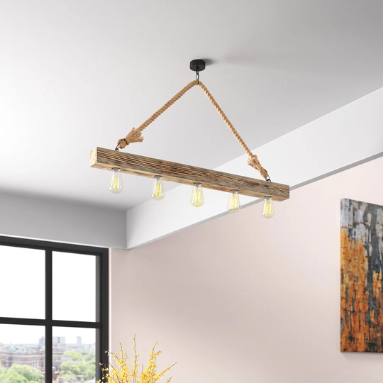 Oceanside 5 - Light Kitchen Island Linear Pendant