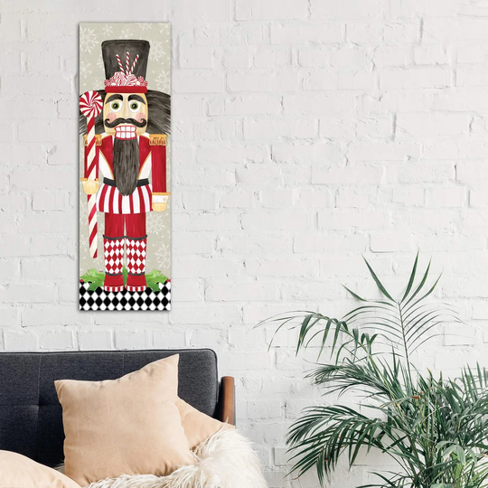 'Nutcracker Christmas III' Painting Print on Wrapped Canvas