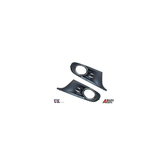 GOLF MK6 09-12 FRONT BUMPER LOWER FOG LIGHT SURROUNDS GRILLES LEFT & RIGHT SIDES