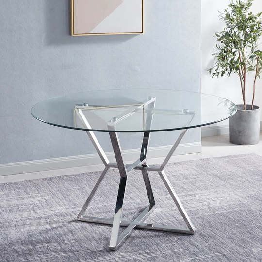 Aashana Round 120Cm L Dining Table