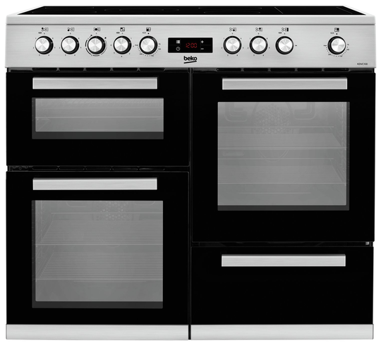 Beko KDVC100X 100cm Electric Range Cooker - Stainless Steel