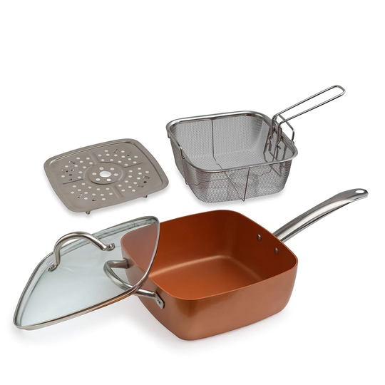 Hazelwood 24cm Deep Sided Pan Kit