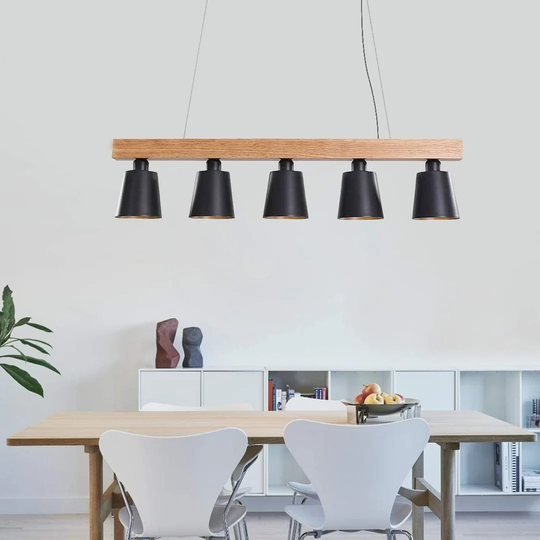Daschel 5 - Light Kitchen Island Cone Pendant