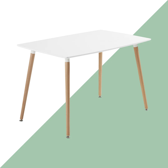 Tubaday Beech Solid Wood Dining Table