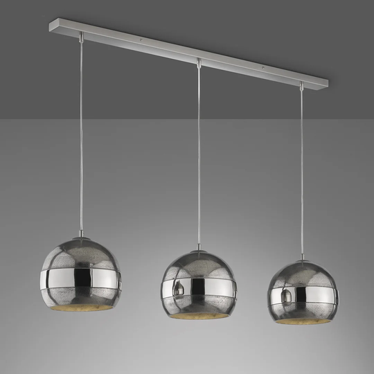 Keeley 3-Light Kitchen Island Globe Pendant