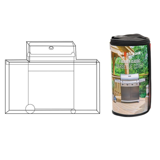 Grillstream Deluxe BBQ Cover for 4 Burner Classic & Elite Barbecues