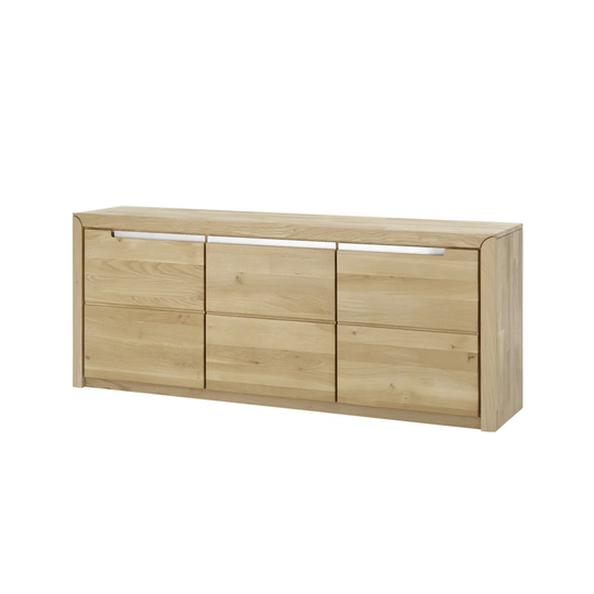 180 Cm Wide Oak Solid Wood Sideboard