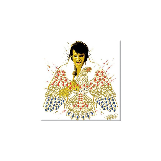Elvis American Eagle Fridge Magnet - Retro Vintage King Presley Rock Roll Gift - elvis american eagle fridge magnet retro vintage king presley rock