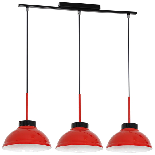 Aadyn 3-Light Kitchen Island Bowl Pendant