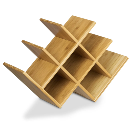 Carl 8 Bottle Tabletop Wine Rack