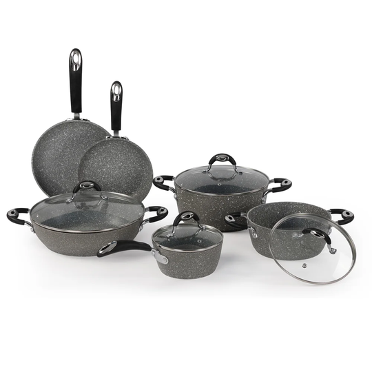 Grimaldi 6 Pieces Aluminium Non Stick Cookware Set
