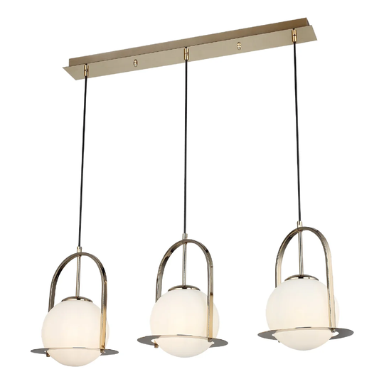 Lampon 3 - Light Kitchen Island Geometric Pendant