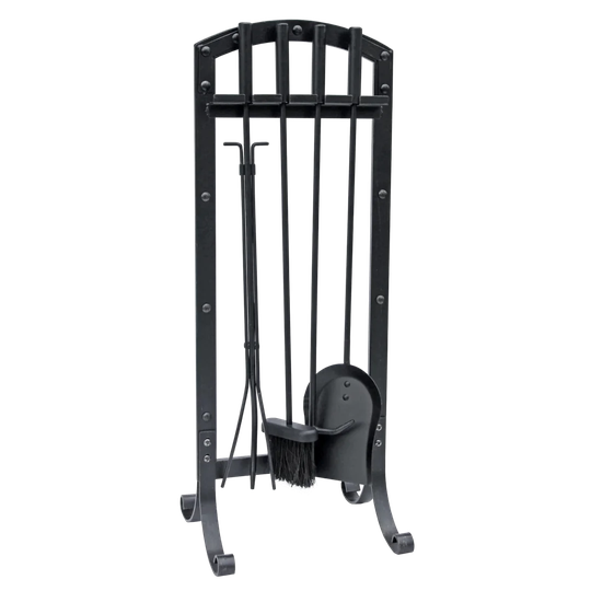 Anvil 5 Piece Steel Fireplace Tool Set