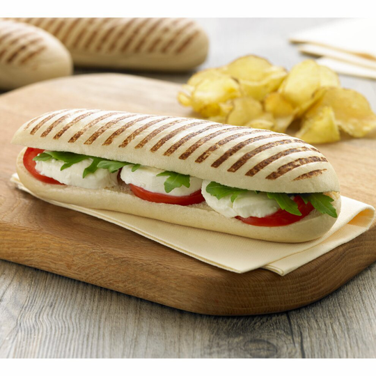 Schulstad Bakery Frozen Small Sliced Grill Marked Paninis - 1x40x105g