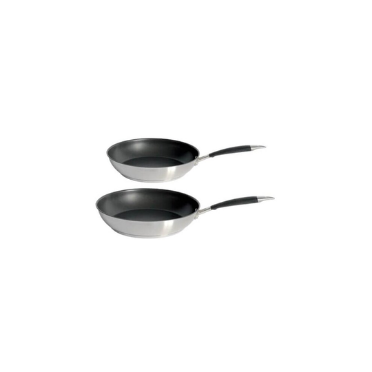 Stoven Soft Touch Induction 24 and 28cm Non-Stick Frying Pan Set