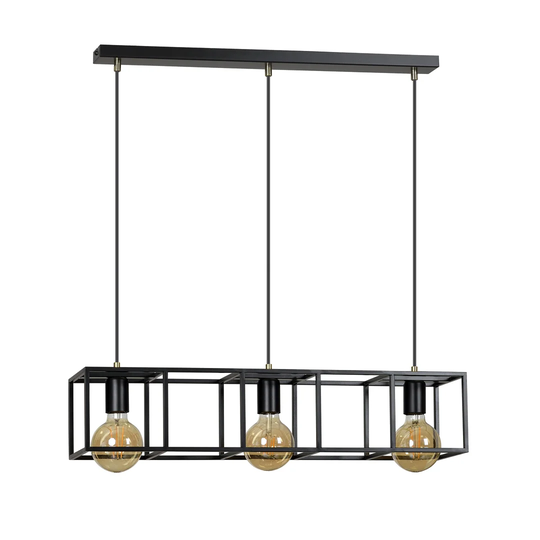 Nottingham 3 - Light Kitchen Island Linear Pendant