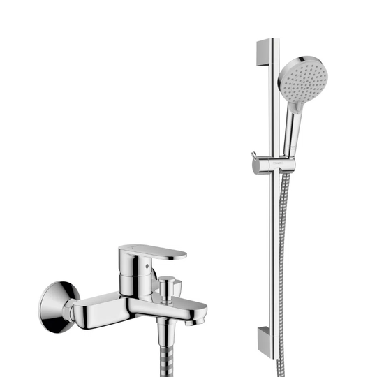 Vernis Mixer Shower with Handheld Shower Head