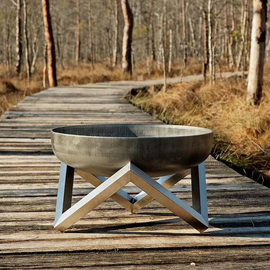 Sorrentino Stainless Steel Charcoal/Wood Burning Fire Pit