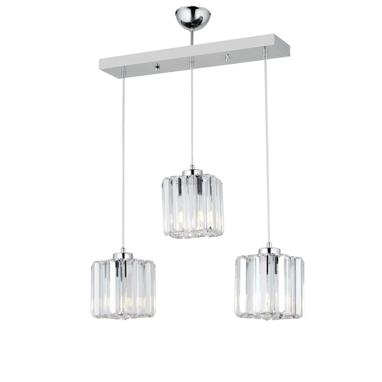 Engelhardt 3 - Light Kitchen Island Square / Rectangle Pendant