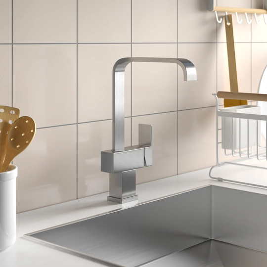 Jago Metering Single Handle Kitchen Tap
