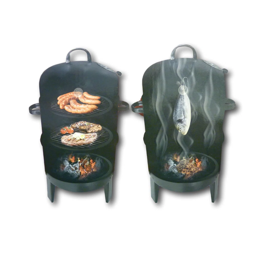 3 in 1 BBQ Charcoal Smoker and Grill