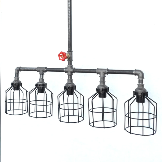 Murfee 5 - Light Kitchen Island Linear Pendant