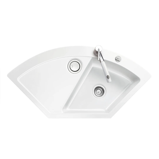 Mera 57.5cm x 20cm Kitchen Sink