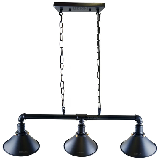 Wiesner 3 - Light Kitchen Island Cone Pendant
