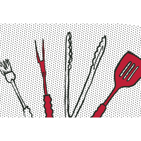 Grill Tool Sketch by - Painting on