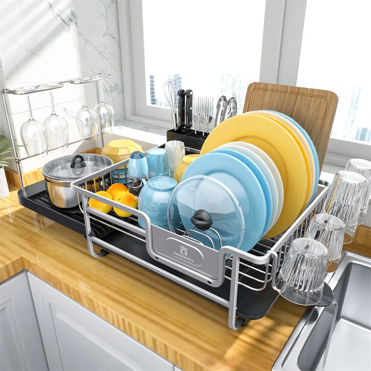 Aluminum Large Capacity Dish Rack