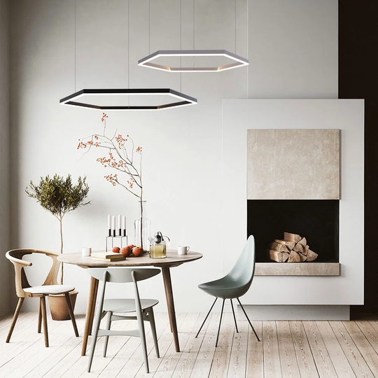 Ahmia 2 - Light Unique/Stament Geometric LED Pendant