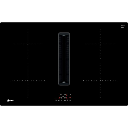 NEFF N50 T48CB1AX2 80cm Venting Induction Hob - Black