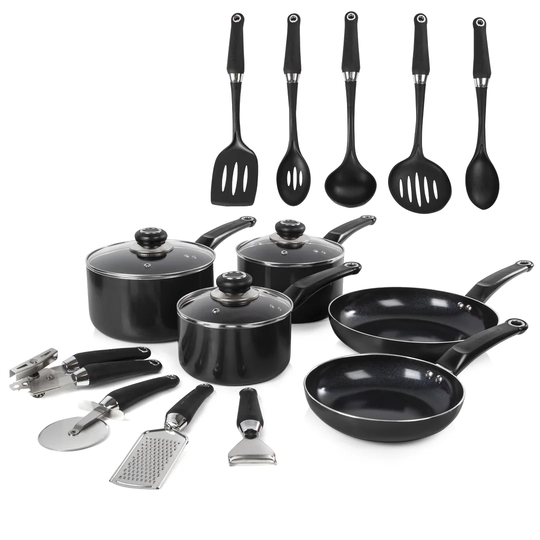 Morphy Richards Equip 14 Pieces Aluminium Non Stick Cookware Set
